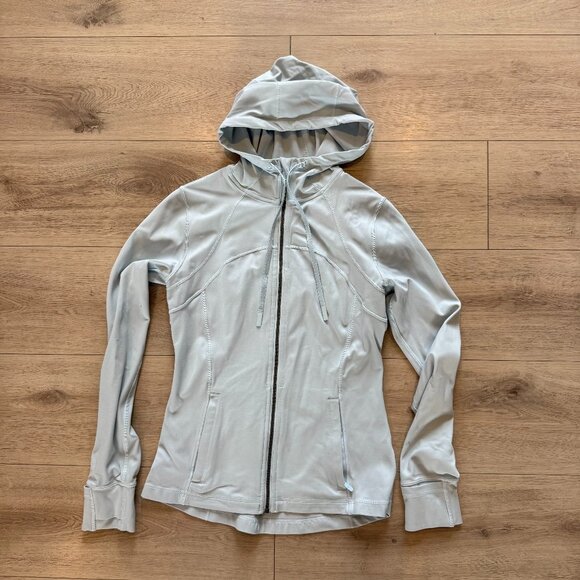 Lululemon Hooded Define Jacket in Light Blue - Picture 1 of 5